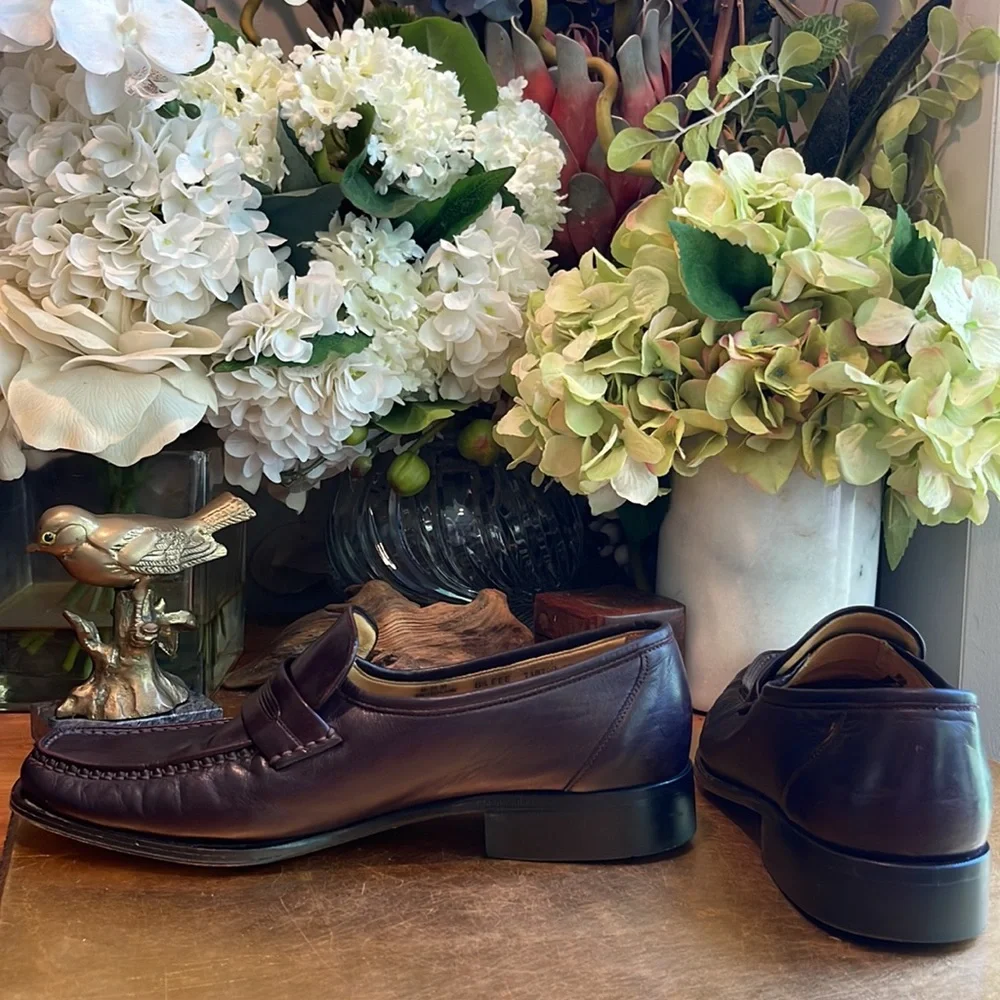 Bally Parawet Burgundy Leather Loafers